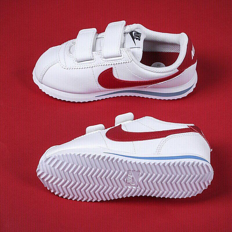 Nike Cortez Basic SL White Varsity Red PS 904767-103