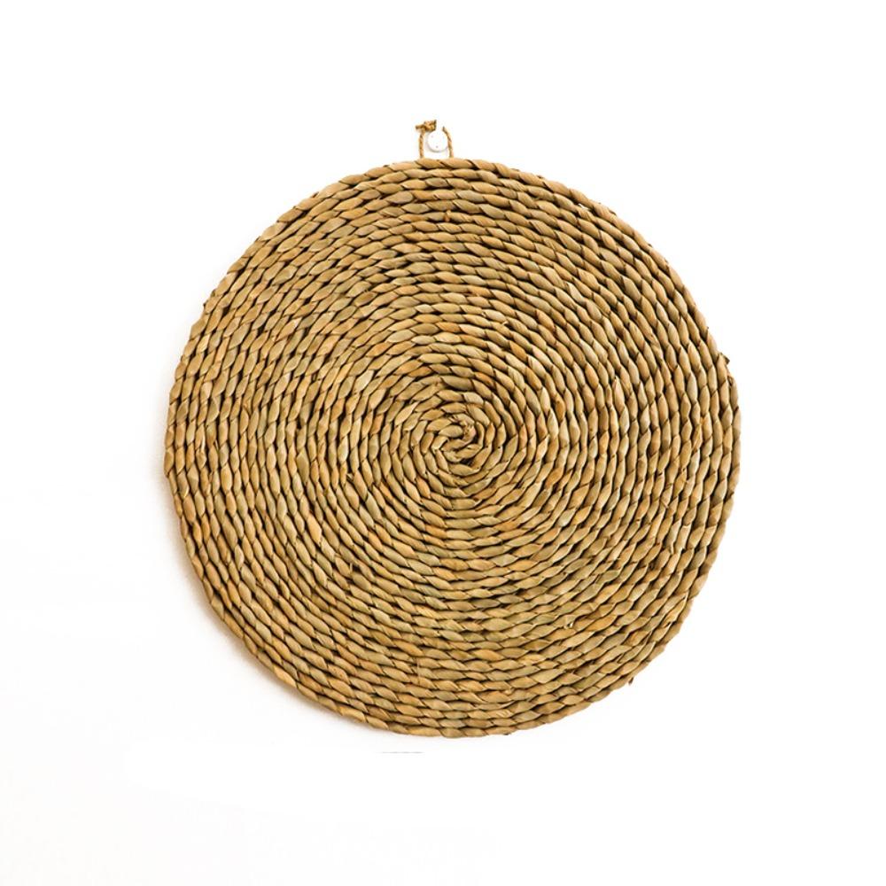 Boho Style Rattan Woven Wall Ornament Handmade Hanging Wall Plate  Home Decoration
