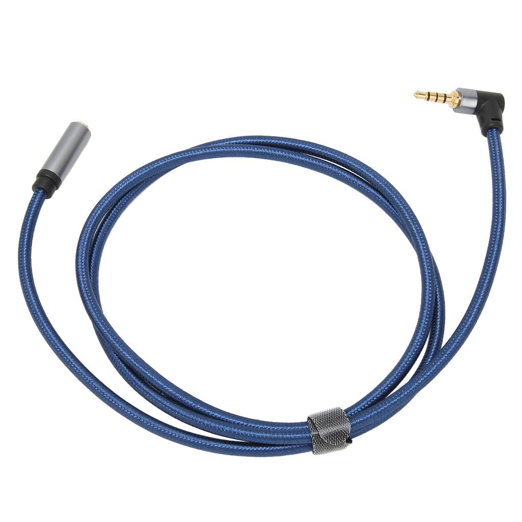 3.5mm Female To Male O Cable 4 Conductor 90 Degree O Extension Cord 1m  3.3ft