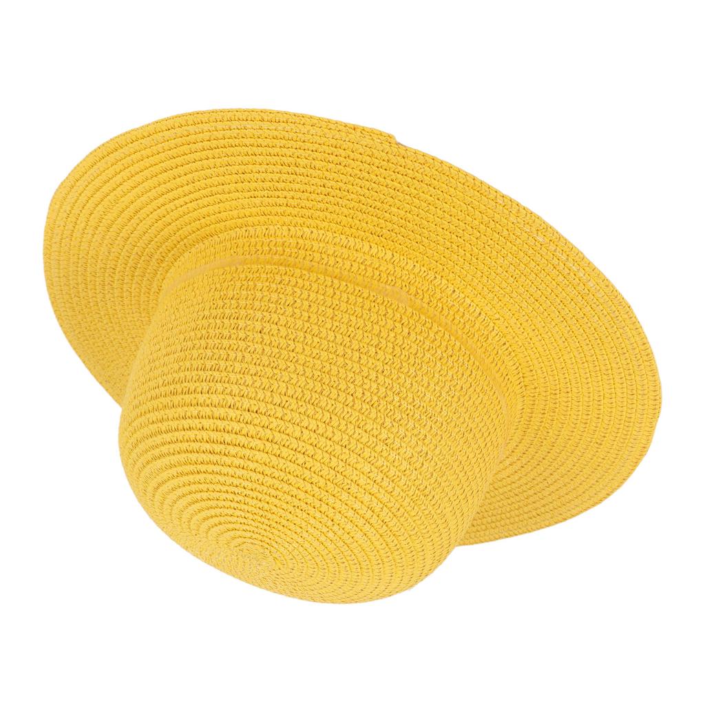 Straw Hat Wide Brim Sun Blocking Lightweight Woven Sun Hat for Fishing Beach Hiking Party Cosplay