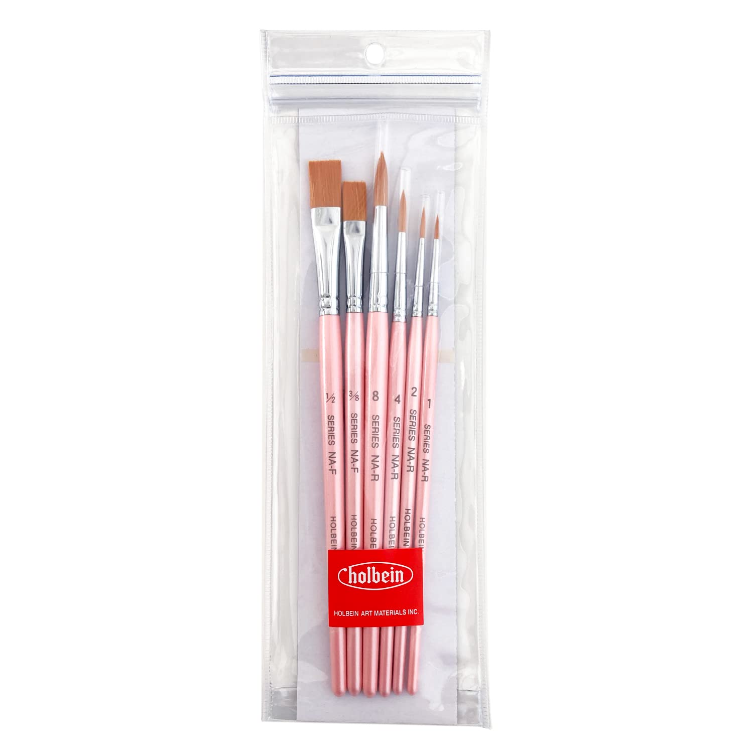 

Holbein watercolor and acrylic painting brushes NA series set of 6 204441 NA-1