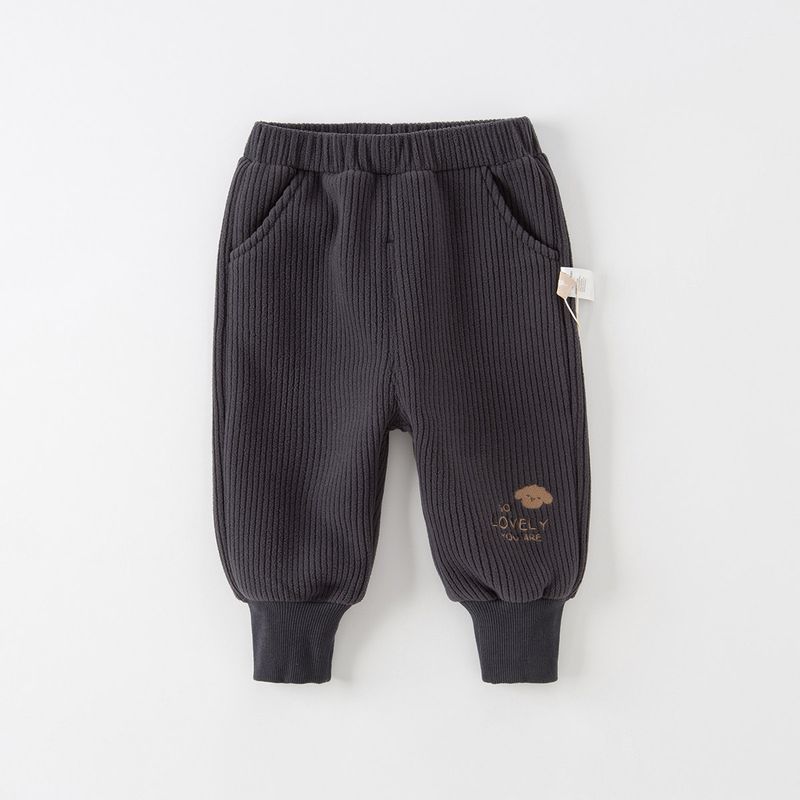 Children s Clothing Dave & Bella Fleece-Lined Baby Boy Warm Pants Dark Gray [Ready in Stock] 73