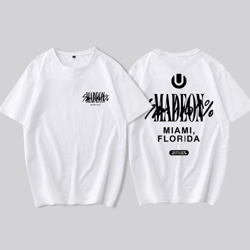 Madeon Vinyl Top 100 Dj Ssk Vac S2o Electric Syllables Ticket Peripheral Clothing Wear with Outfit Accessories Men's T-shirt