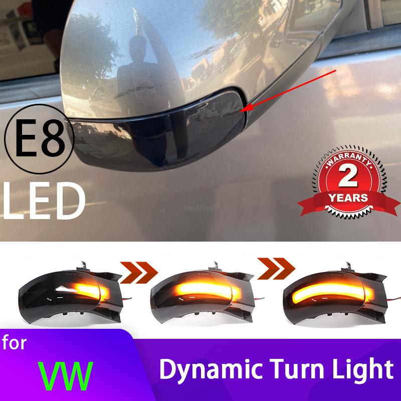 Dynamic Blinker For VW Touran 1T1 1T2 2003 2004 2005 2006 2007 2008 2009 LED Turn Signal Light Side Lamp Rear Mirror Indicator