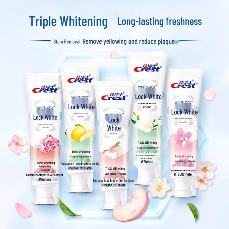 Crest Peach Scented Whitening Toothpaste