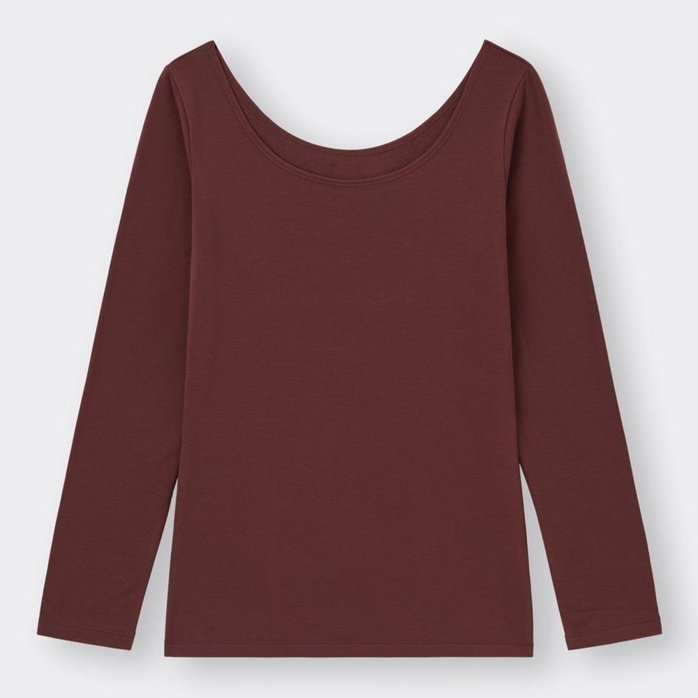 Gu STyle HeaT ExTra Wide Neck T  Long Sleeve 