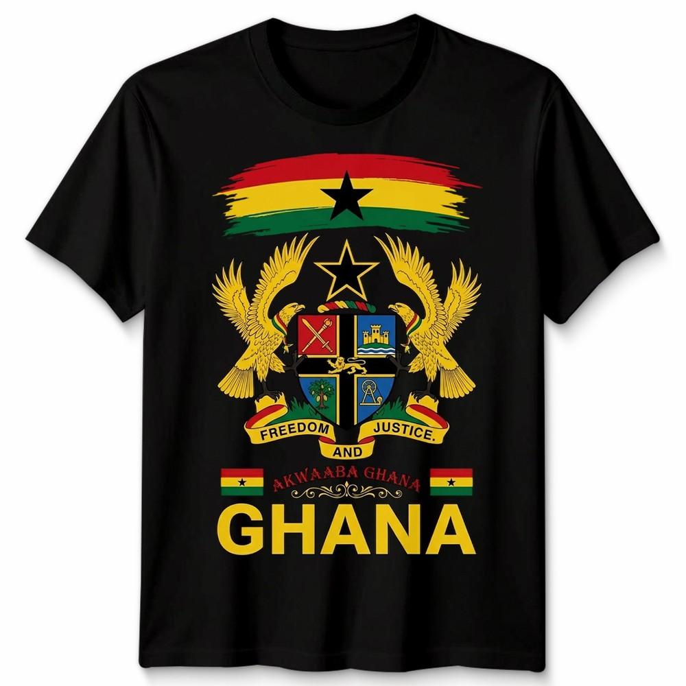 Ghana Roots Heritage Outfit Idea For Unisex Ghanaian Flag Tshirt