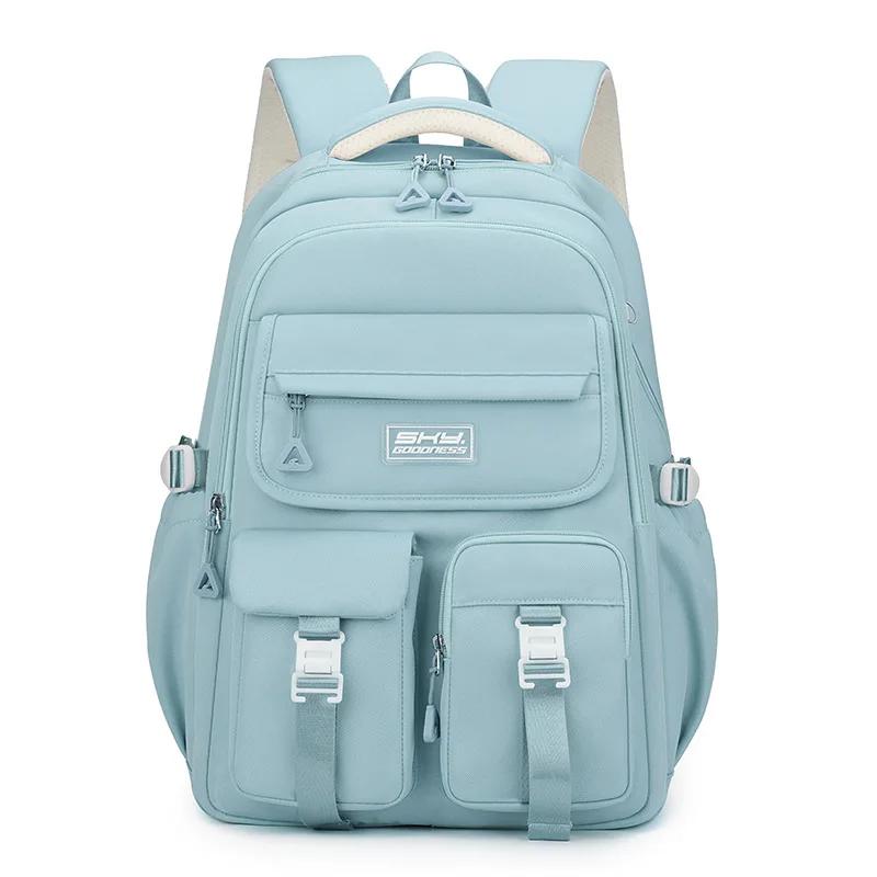 Waterdichte Nylon Rugzak voor Vrouwen Vrouwelijke schooltassen Reisrugzakken collage student Schooltas voor Tienermeisjes Boekentas Mochila 31x18x44cm