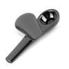 High Quality Portable Black Smoking Pipe Magnetic Metal Spoon With Gift Box
