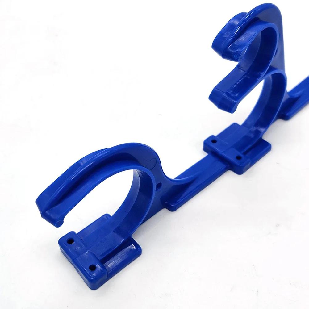 2/4pcs Outdoor Pole Hanger Swimming Pool Pole Hanger Plastic Holder With Screws For Telescoping Poles Leaf Skimmers Garden Hoses