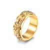 Ethnic Style Chinese Dragon Panlong Rotatable Decompression Ring, Domineering Dragon Teng Transshipment Gold-plated Men's Ring 2026
