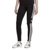 Adidas Originals DV2636 Trefoil Black Women's Tights, (Size M, Black)
