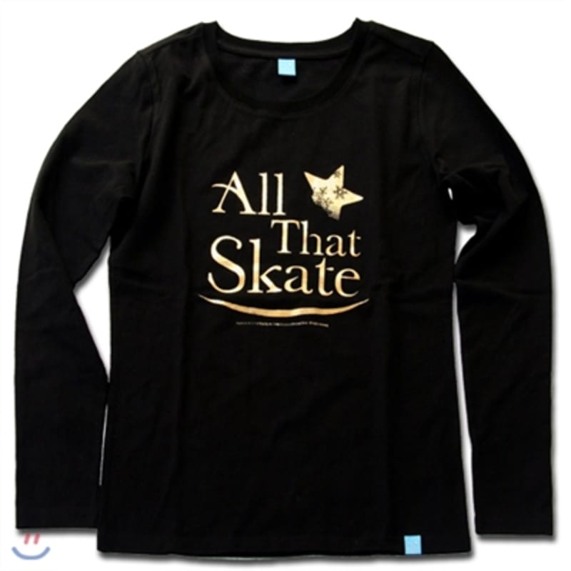 

Yuna Kim Paradise Dance All That Skate Ice Show Official T-shirt All That Sports Tee Women s Long Sleeve Black Size S