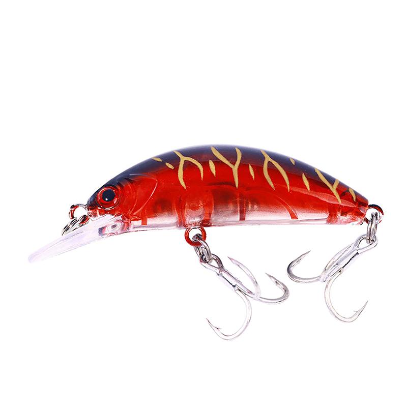 1Pcs Mini Sinking Minnow Fishing Lures 60Mm 5.5G Perch Wobblers Hard Deep Diving Artificial Bait Tackle