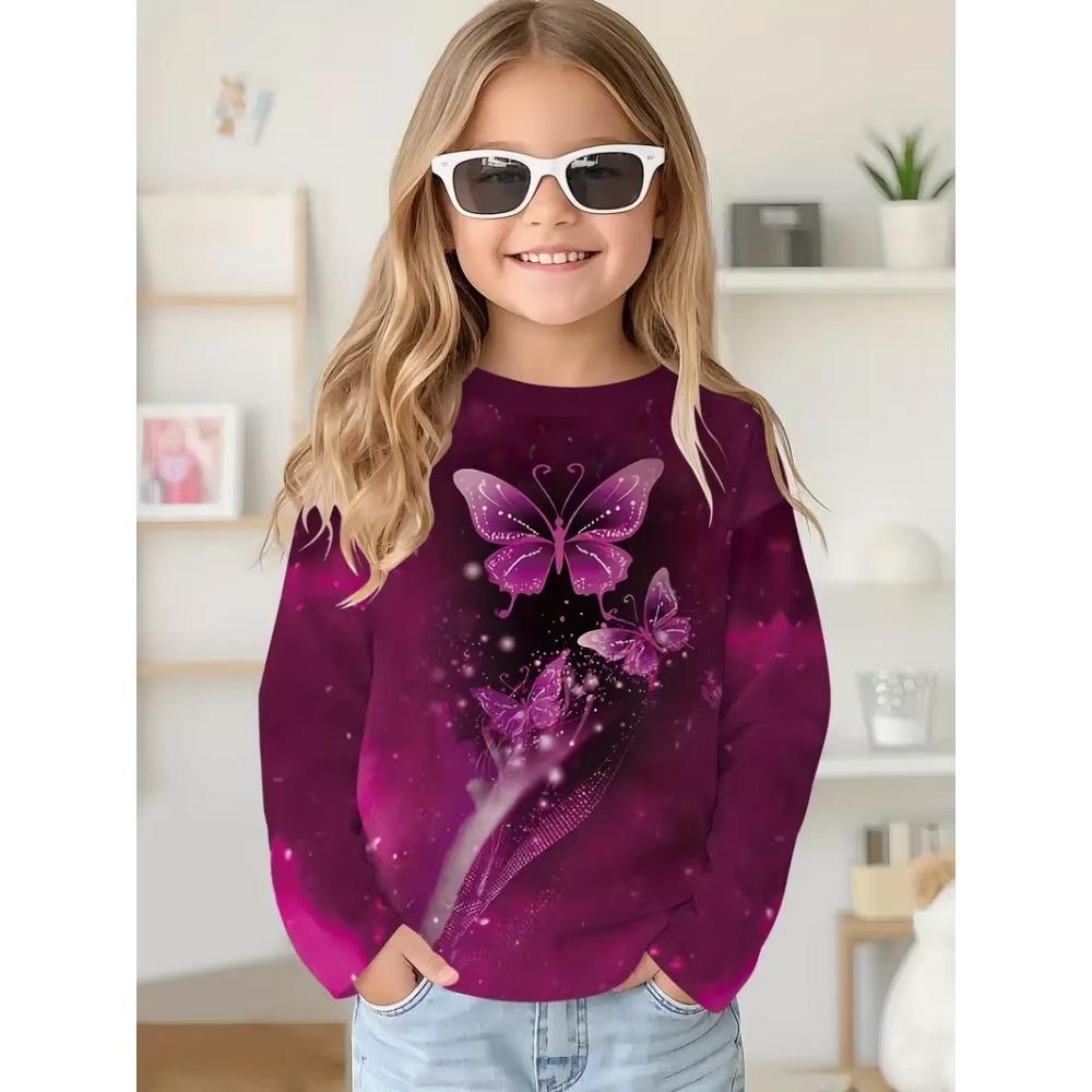 Cartoon Animal Capybala T-Shirt Autumn O-Neck Long Sleeve Fashion Girl Clothes Comfortable Casual Sports Outerwear Home Wear T-Shirt