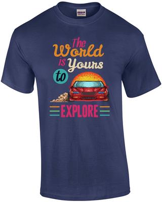 The World Is Yours To Explore Retro T-Shirt