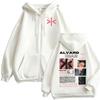 Alvaro Diaz Omakase Album Tour Sweatshirt Jacke Mäntel Herren Damen Mode Hoodies Freizeit Fleece Reißverschluss Kapuzenpullover