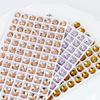 Dongzhou Crystals Rivoli Shaped Flatback Sew On Rhinestones Non Hotfix Crystal Beads Garment Shoes Sewing Accessories