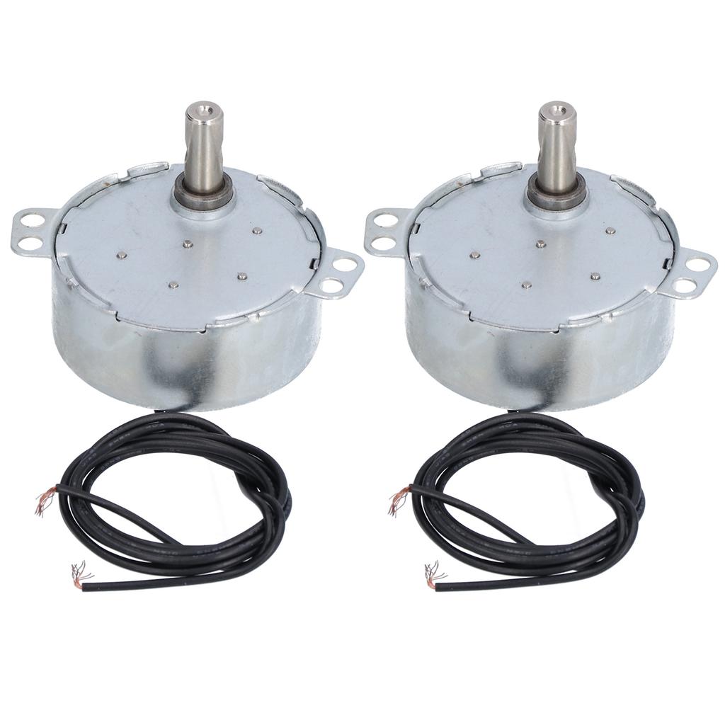 2 szt. Silnik Synchroniczny Mini 15‑18 obr./min Zestaw Akcesoriów do Rotacji CW CCW 4W AC220‑240V 50TYC
