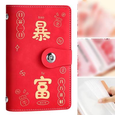 Large Capacity Cash Savings Handbook Refillable Budget Storage Book  New Year's Gift