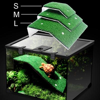 Plattform Ruhestätte Dekoration Aquarium Zubehör Schildkröte Sonnenplatz Schwimmende Insel Moos
