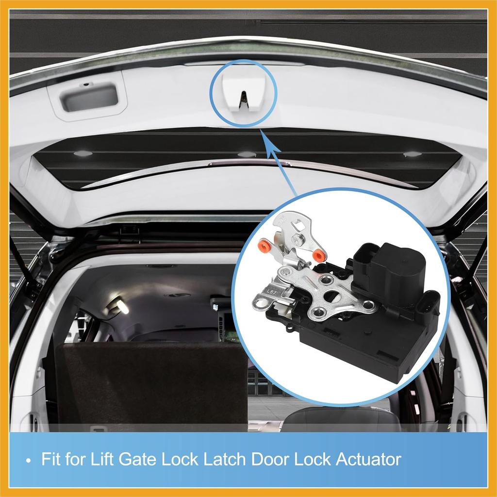 Rear Door Liftgate Lock Actuator Motor Trunk Latch for Chevrolet Trailblazer 2002-2009 for Buick Rainier 2004-2007 for GMC Envoy XL XUV 931-298