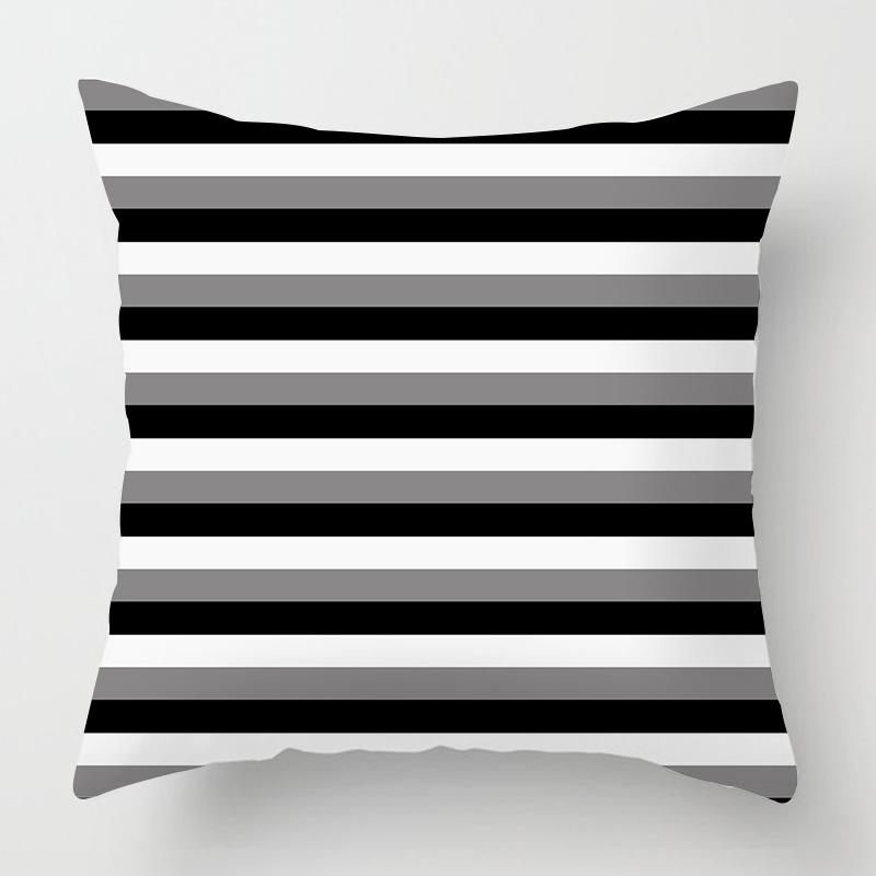 Nordischer schwarz-weißer, schlichter Mode-Kissenbezug für die Heimdekoration, Wohnzimmer-Dekoration, Kissenbezug für die Autodekoration