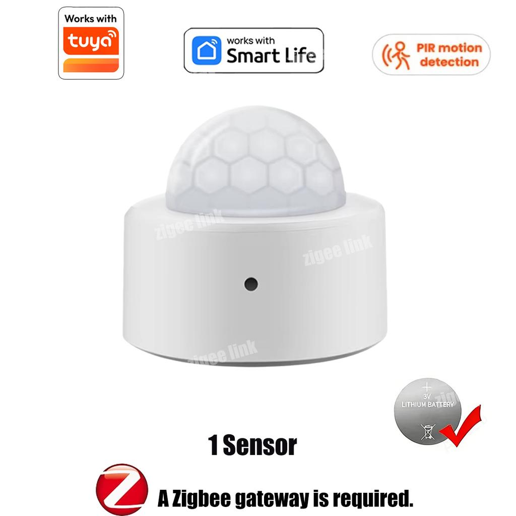 Zigbee 3.0 PIR Motion Sensor Smart Home Human Body Infrared Detection  Security Alarm Detector Works with Tuya  Alexa