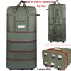 158L Aviation Large Capacity Rolling Travel Bag - Foldable Wheeled Luggage Storage, Oxford Cloth