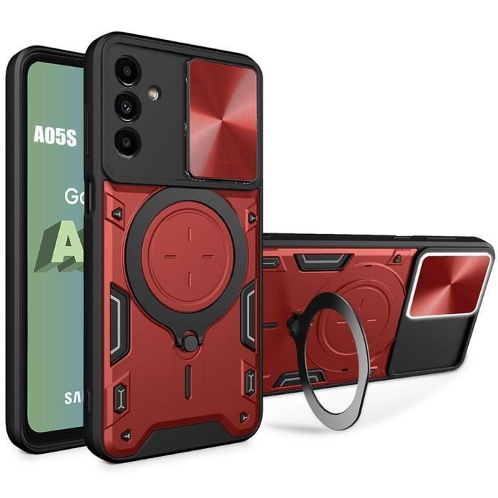 Coque de protection - BOOLING - Samsung Galaxy A05s - Rouge - Rigide - Antichoc