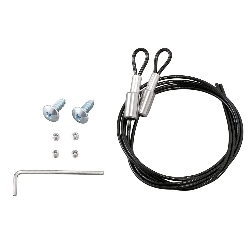 IRIS OHYAMA Wire TV Fall Prevention High Load Capacity TV Fall Prevention Wire KTBW-600 Black Wire Length: Approx. 60cm