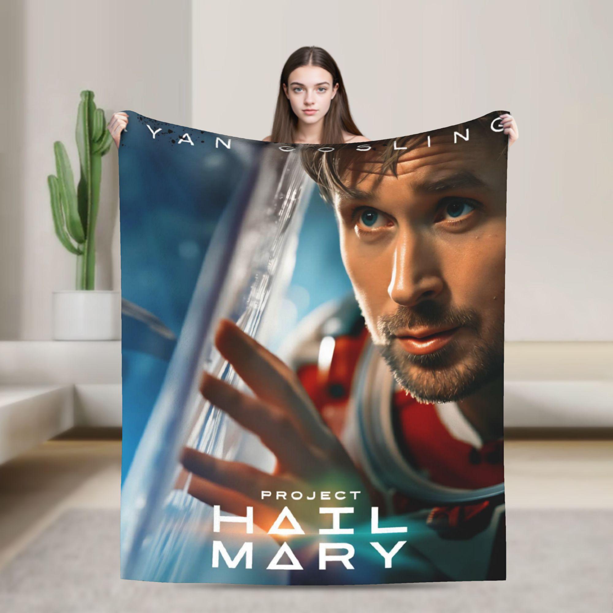 

Project Hail Mary AMAZE AMAZE AMAZE Soft Cozy Blanket Funny Camping Throw Blanket Couch Chair Flannel Bedspread Bed Cover 75x100cm (30x40inch)