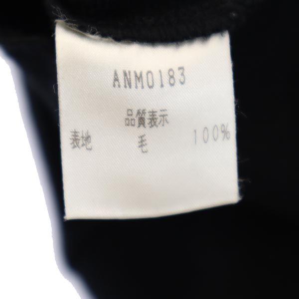 FOXEY Long Sleeve Knit One Piece 40 Black Series Back Zip Women Used