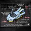 1:24 Scale Aventador SVJ63 Miniature Supercar Diecast Alloy Model Car, Pull Back Vehicle with Sound and Light for Kids Adults GIft Collection