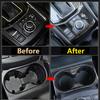 For Mazda CX-5 CX5 KF 2017 2018      2024 Stainless Car Gear Shift Panel Water Cup Holder Cover Trim Sticker