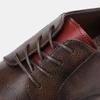 Retro Heren Derby Schoenen Heren Casual schoenen Mode Heren Leren Schoenen