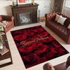 Rose Customize Text Floor Mat Suitable for Entryway Balcony Hallway Living Rooms Antislip Carpet Office home decor Best for Christmas