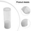 Useful Coin Storage Tube Holder Plastic Portable Tube Clear Protection Round Transparent Accessories Collection