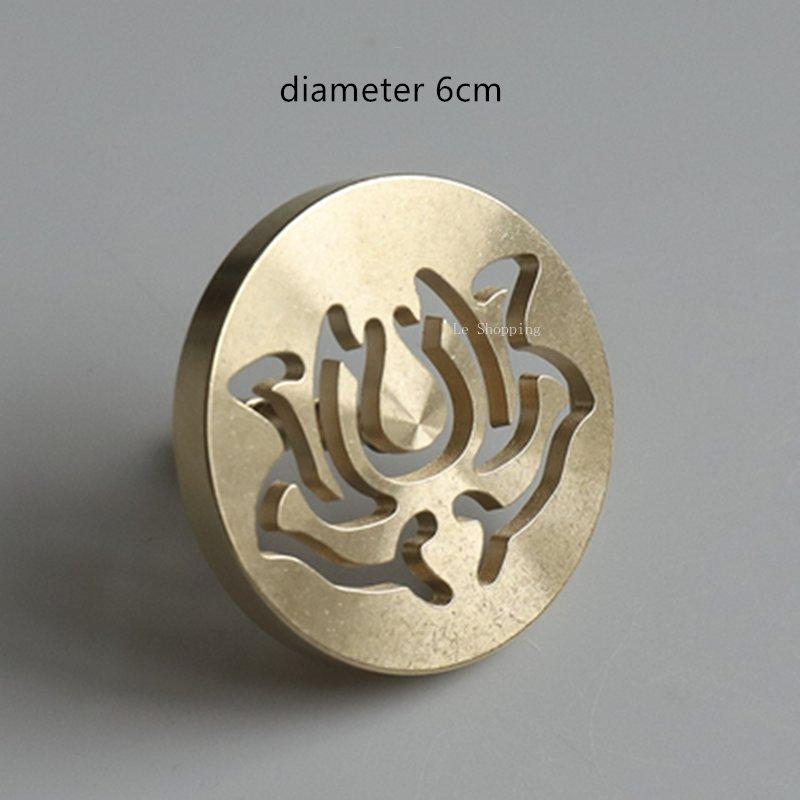 Pure Copper Incense Road Set DIY Manual Introductory Touch Tuo Incense Powder Incense Seal Printing Incense Road Supplies Tool