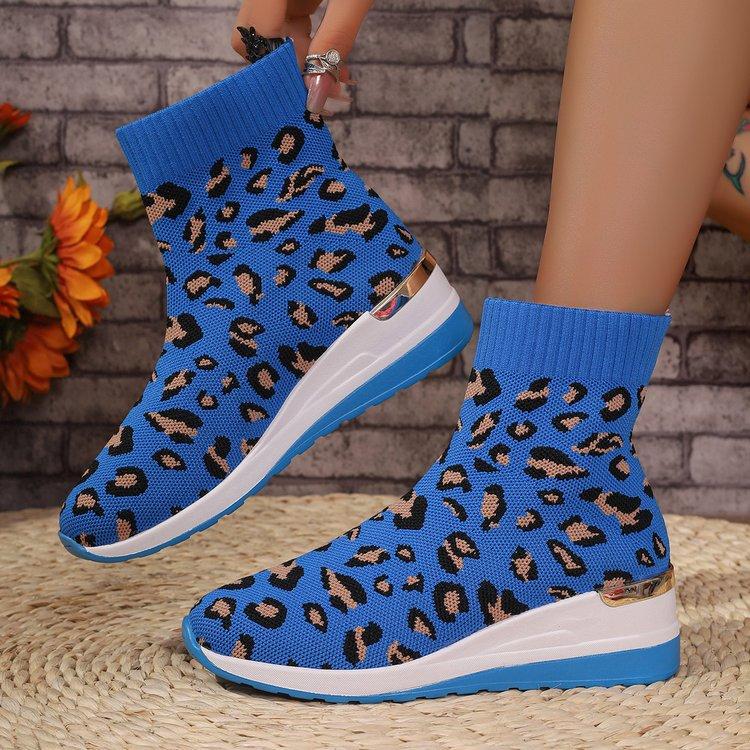 Casual large size suede high-top women's shoes autumn new women's comfortable soft-soled single shoes women