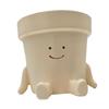 Adorable Smiling Face Plant Pot for Home and Garden Decor