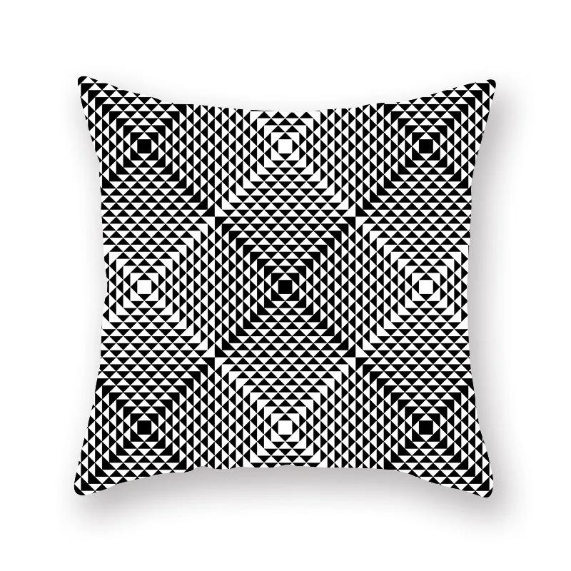 Geometric Square Pillowcase Interior Decoration Office Living Room Home Pillowcase