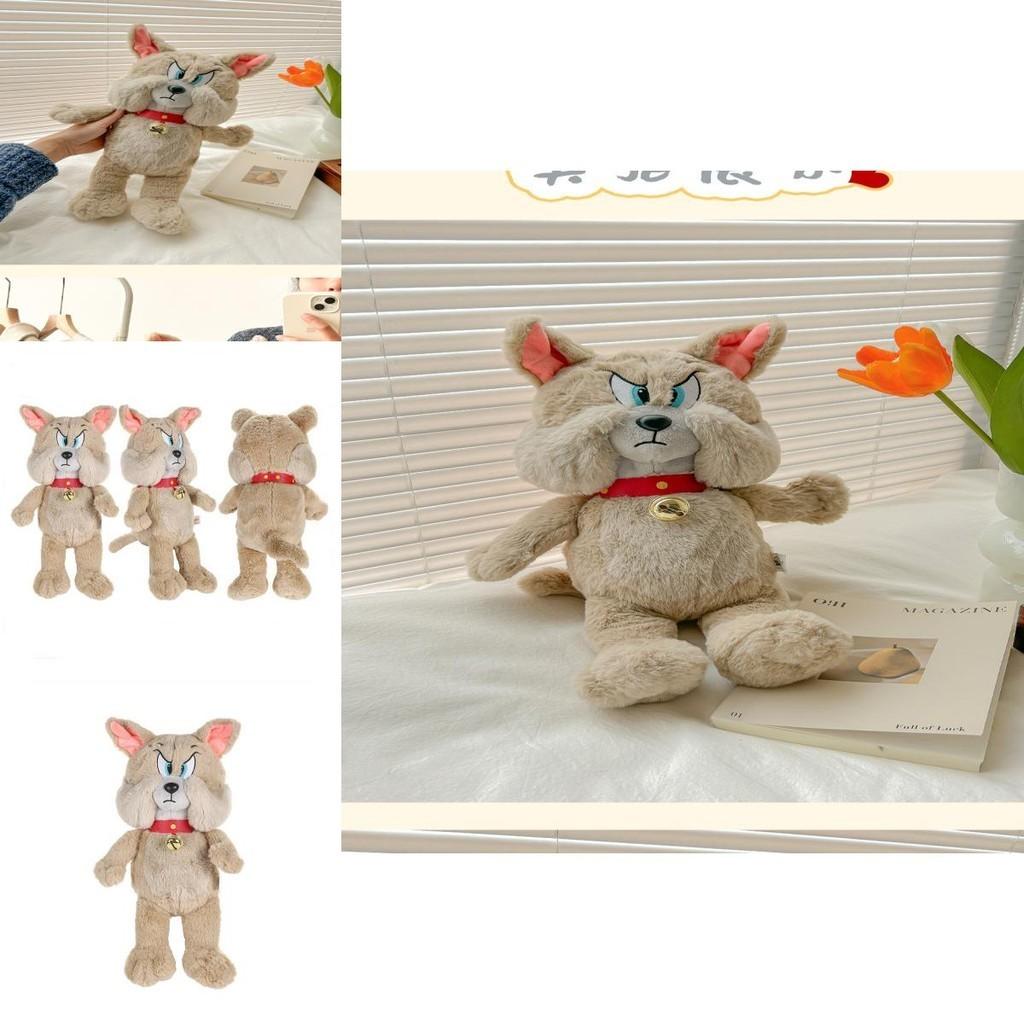 Authentisches Tom und Jerry Spike Bullterrier Plüschtier Niedlicher Cartoon-Hund Kuscheltier
