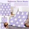 Halloween Throw Blanket For Adults Kids, Soft Flannel Fleece Halloween Blankets And Throws Decor Gifts For Women Kids Adults