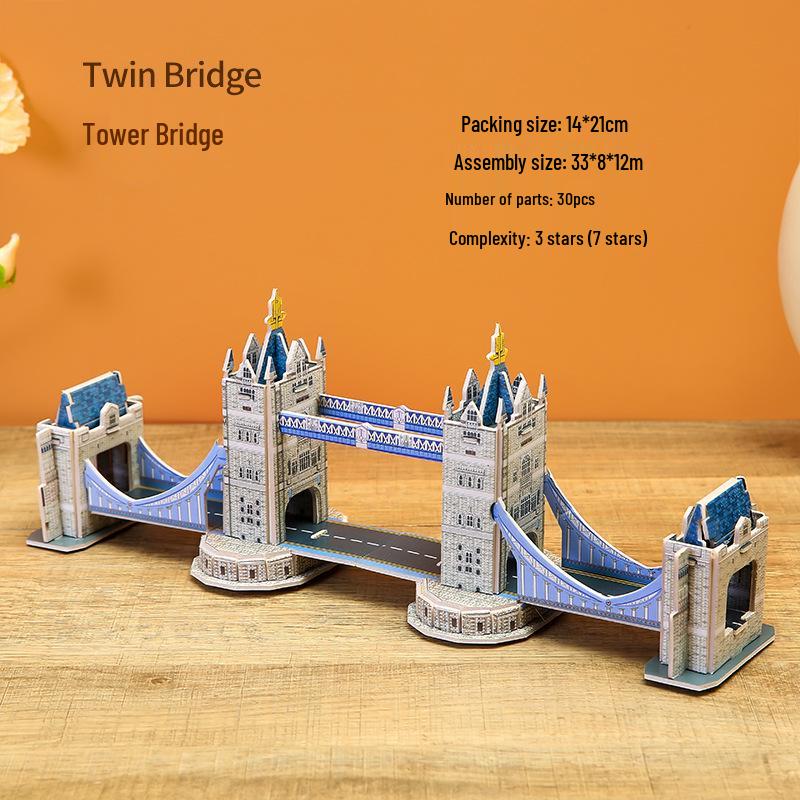 

3D World Literature Puzzle: DIY Educational Toy for Kids