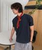 MOOD INSIDE Ribbed Muscle Round Half Tee_White Melange (B Type)