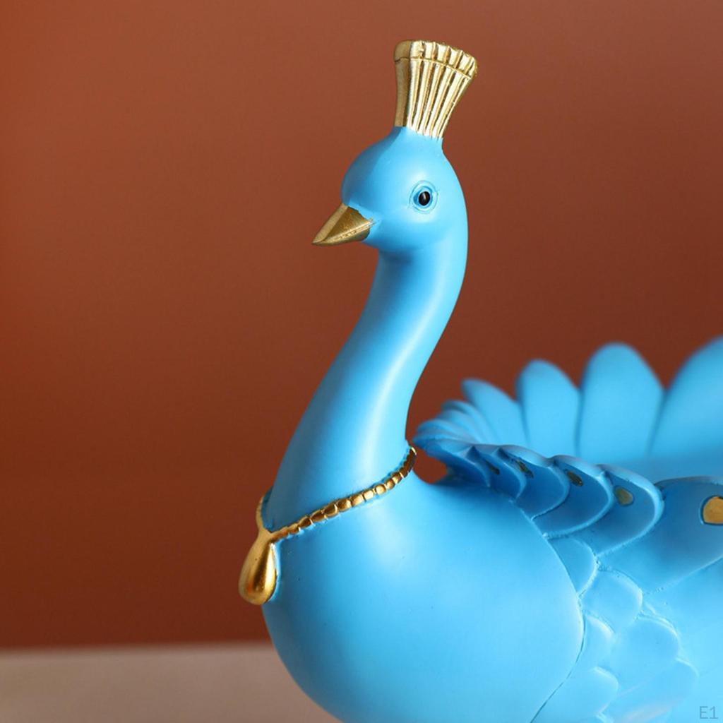 Chic Bird Sculpture, Organizer, Animal, Statue for Gift Desk Trinkets Modern Decor