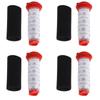 4Pcs Vacuum Cleaner Pre Motor Filter Foam Filter for Bosch 754176 754175 BCH6 Vacuum Cleaner Parts