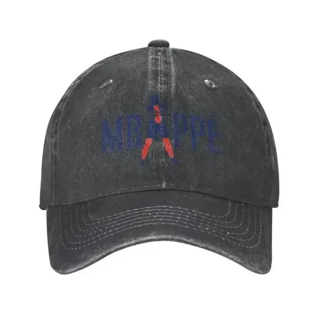 Classic Unisex Cotton KM Mbappes Football Soccer Baseball Cap Adult Adjustable Dad Hat Women Unisex Hip Hop