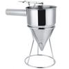 Stainless Steel Funnel Kitchen Cooking Octopus Ball Maiking Funnel with Bracket